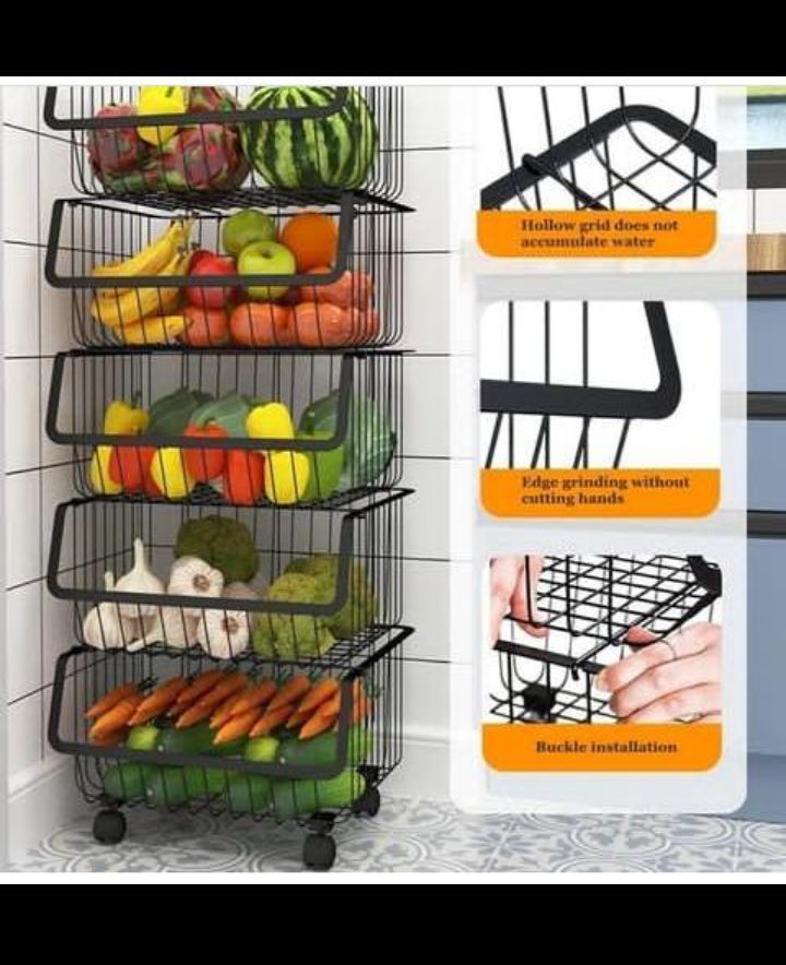 5 LAYERS TROLLEY SHELVES