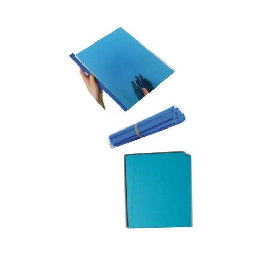 A4 Pvc With A4 Emboosed Paper Covers And 6mm Slide Rings - 100 Pieces Each