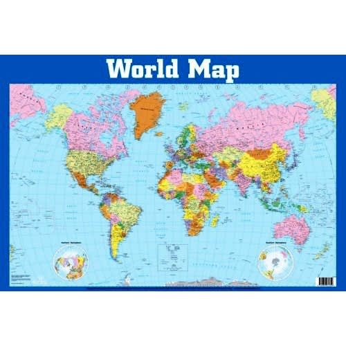 World Map Poster Wall Chart