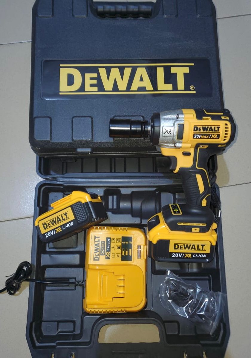 20V MAX Impact Cordless Wrench  With 2 Batteries And Charger