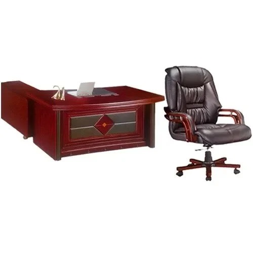 1.6m Executive Table And Executive Non-recline Chair Set