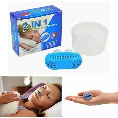 2 In 1 Nose Clip Breathe Easy Care Relieve Air Purifying Respirator Stop Snoring Solution