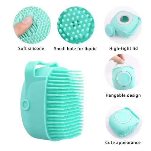 Silicon Exfoliating Bath And Shower Brush