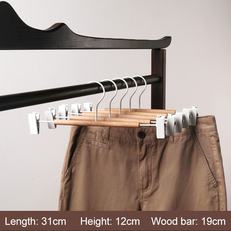 Wooden Coat Hanger Luxury Fashion Metal Wood Suit Hanger