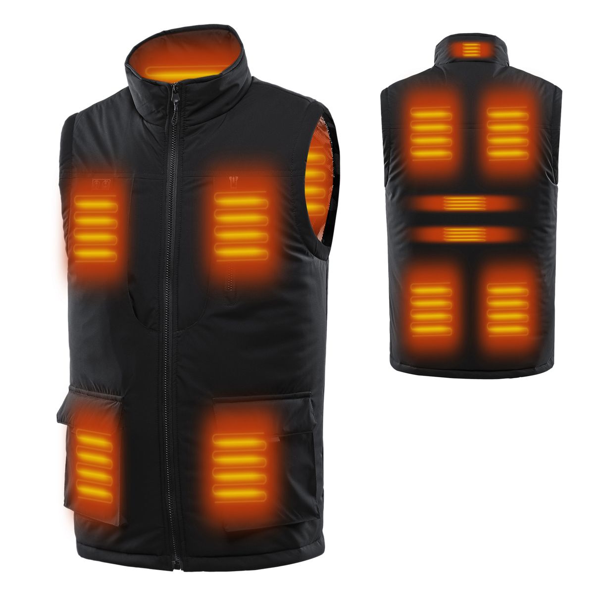 11 Zone Heated Vest For Men Women Outdoor Winter Warm