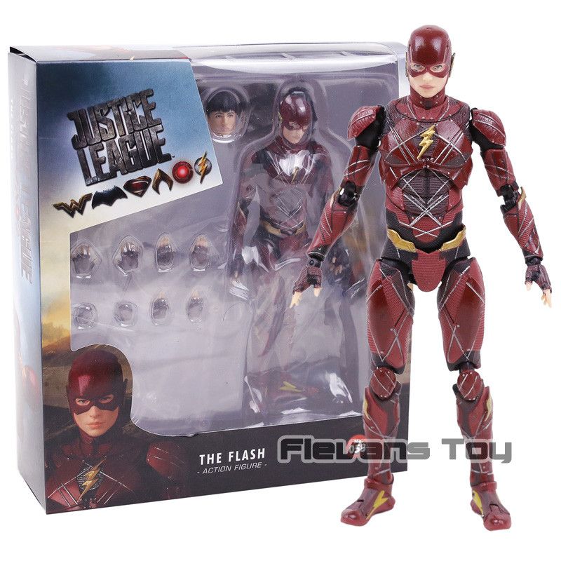 Justic League MAFEX 058 The Flash Action Figure Toy Doll