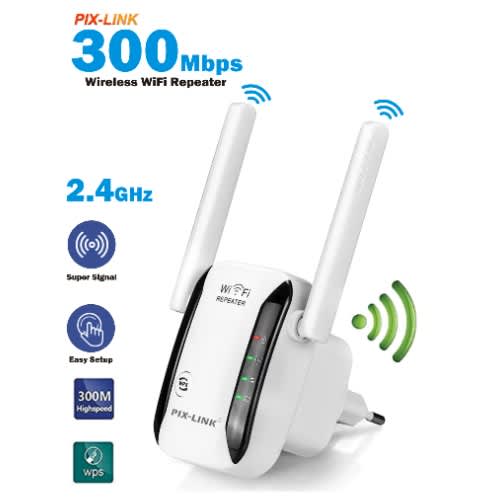 300mbps Wireless Wifi Extender With 2 Long Range Antenna