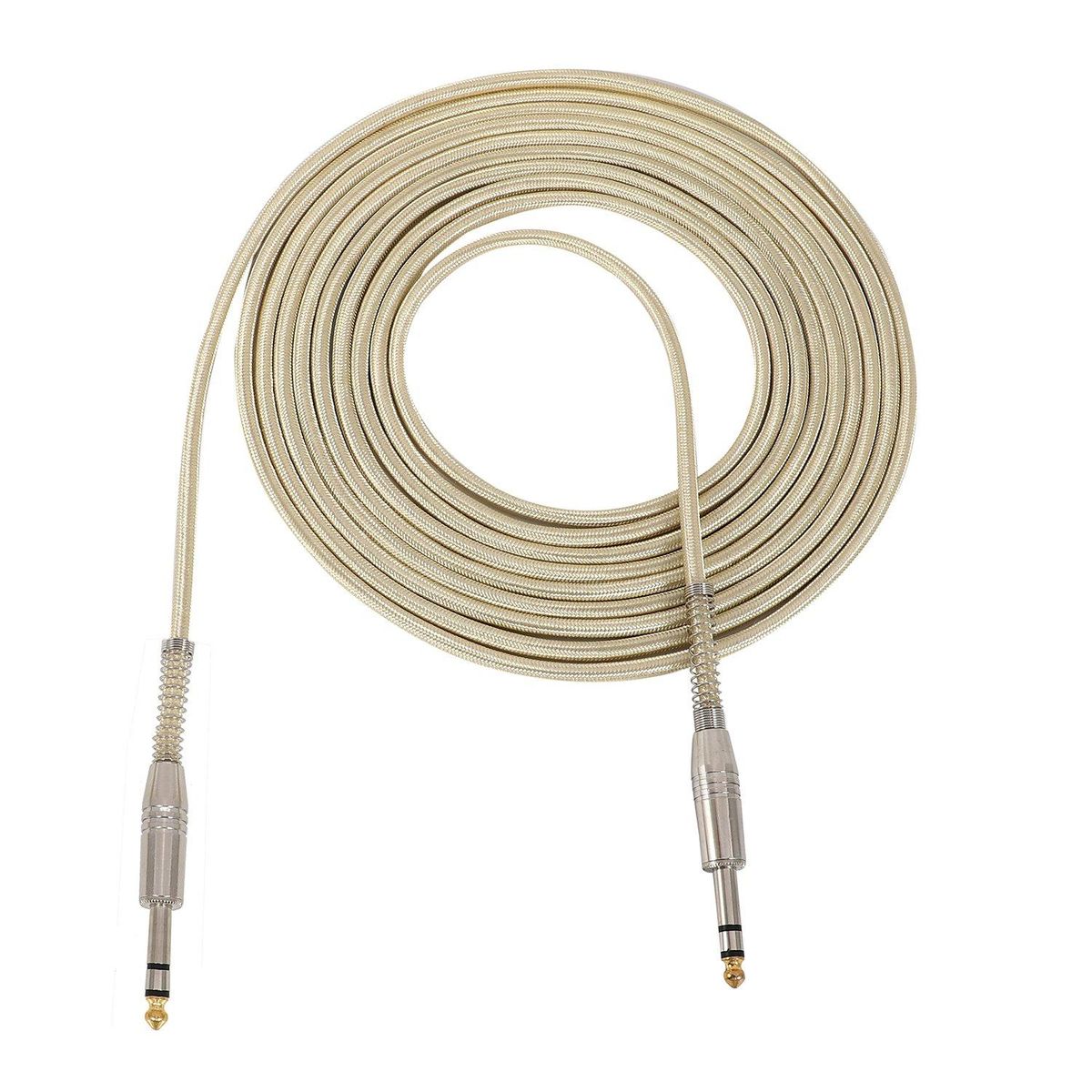 6.35Mm Stereo Male To Male Audio Cable For Electric Guitar M