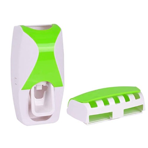 Toothpaste Dispenser & Brush Holder