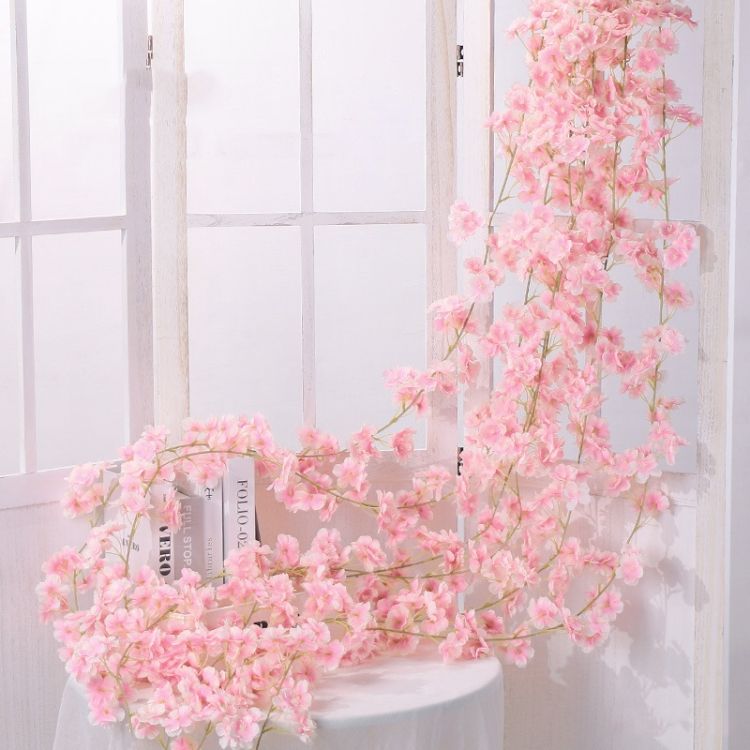 2 PCS Sakura Rattan, Colour: 135 Flowers Light Pink