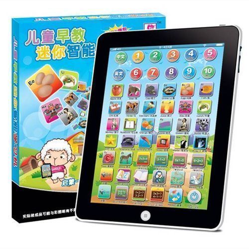 Stylish Multi-functional Pad For Kid Children Learning English Chinese Educational Computer Mini Tablet Teach Toy