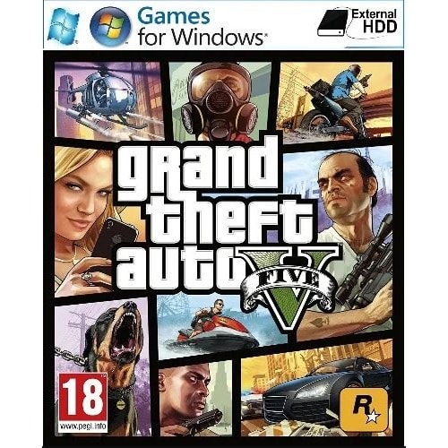 Grand Theft Auto 5 Gta V Pc Game + Flash Drive + Free Game