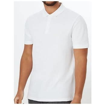 Men's White Polo