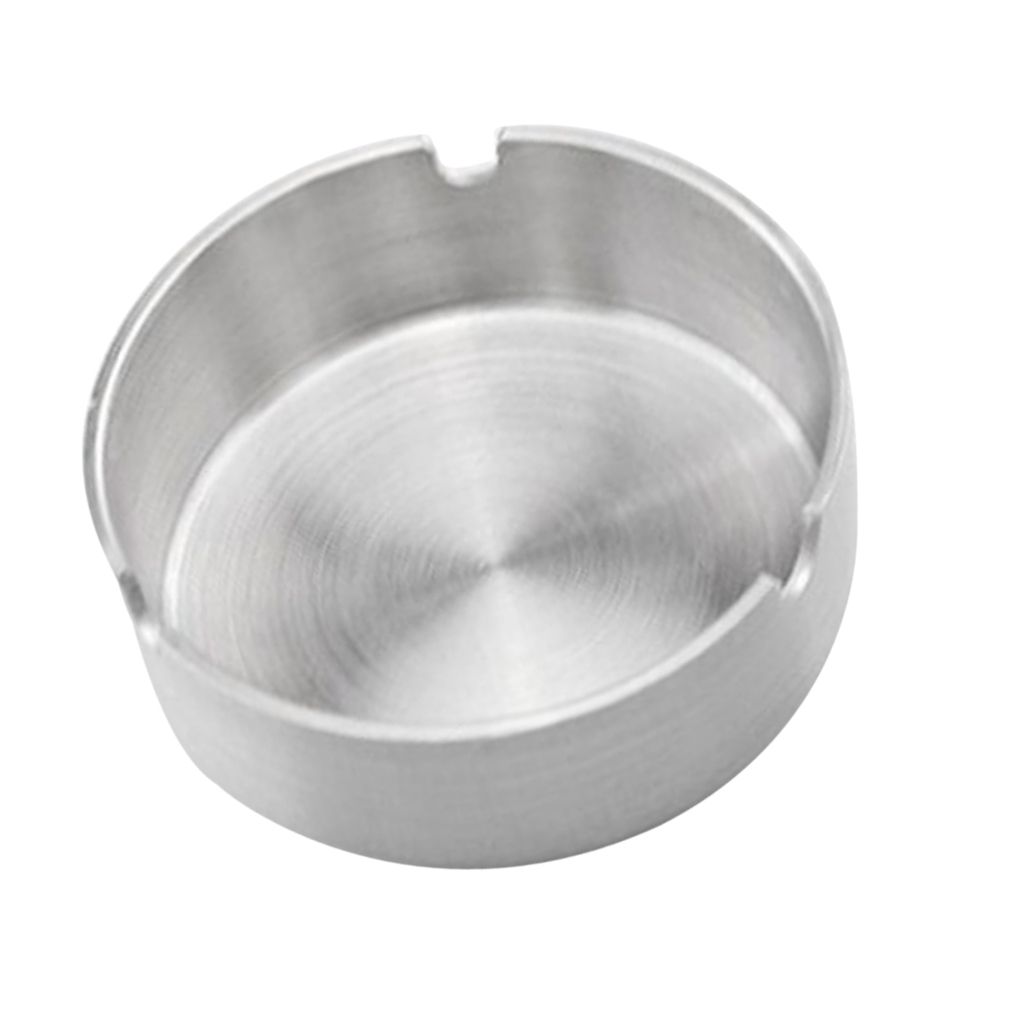 Personalized Stainless Steel Polished  Ashtray Smokers Gift