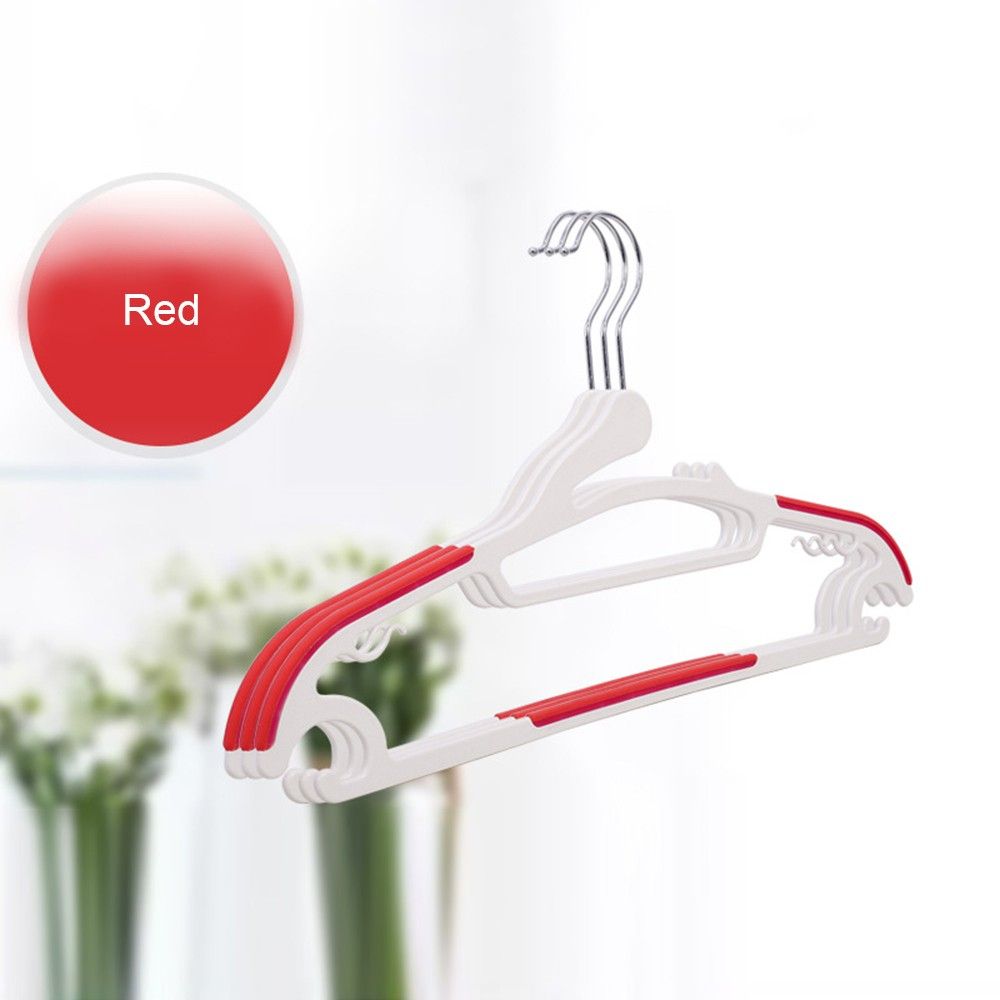 10 PCS/Set Multifunction Hangers ABS Metal Non Slip Wet And