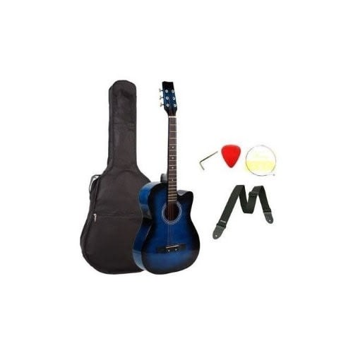 Acoustic Guitar With Accessories - Blue
