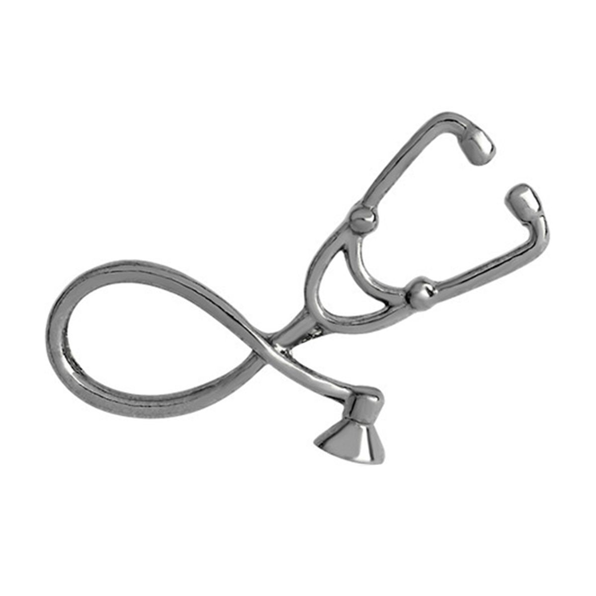 Lapel Pin Cartoon Stethoscope Smooth Edge Lapel Pin C