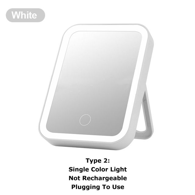 Lights Led Rechargeable Cosmetic Mirror Lamps Plugging