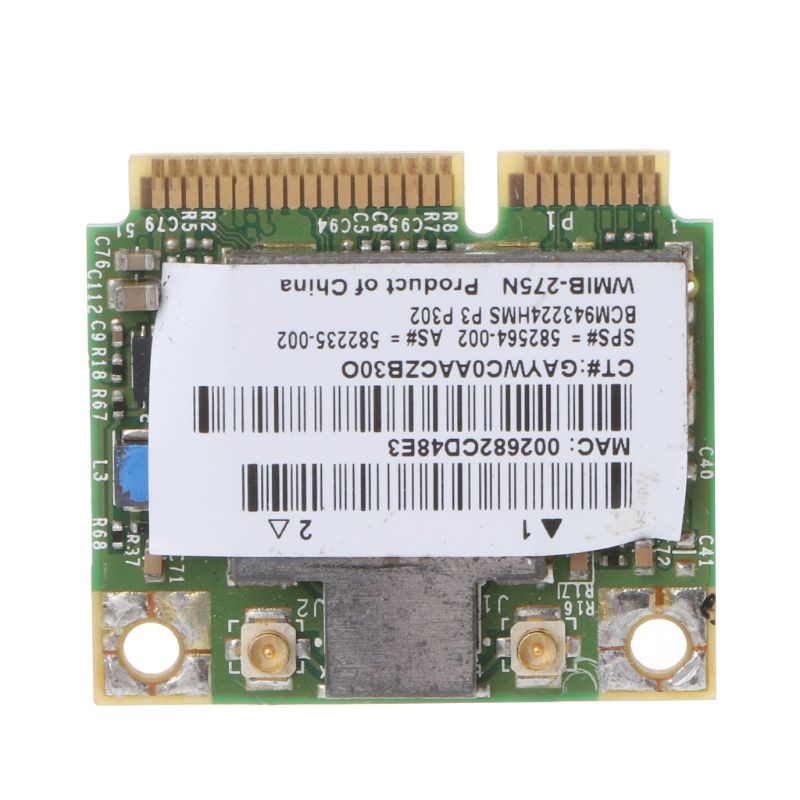 For BCM943224HMS Wireless Dual Band 802.11 A G N Half Mini