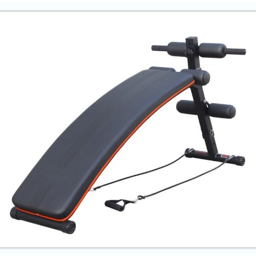 Commercial Sit Up Bench With Resistance Rope
