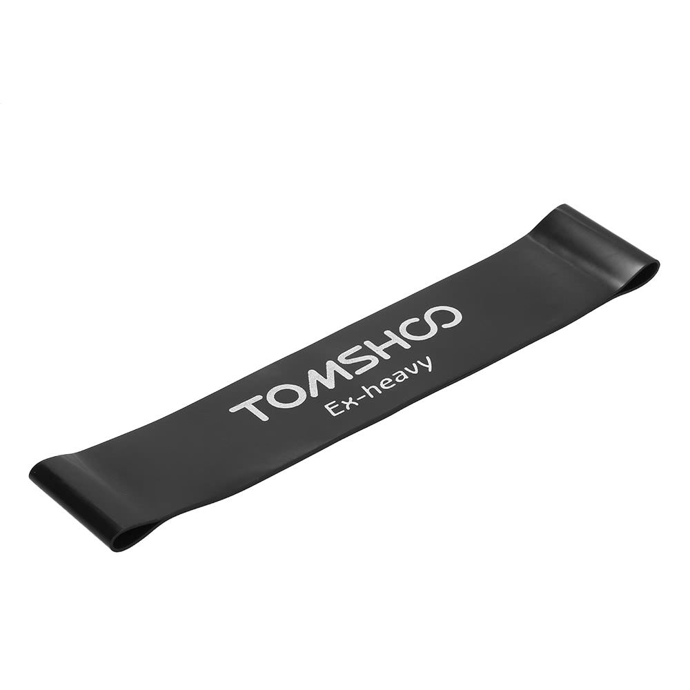 TOMSHOO Set Of 4 Exercise Resistance Loop Bands Latex Gym