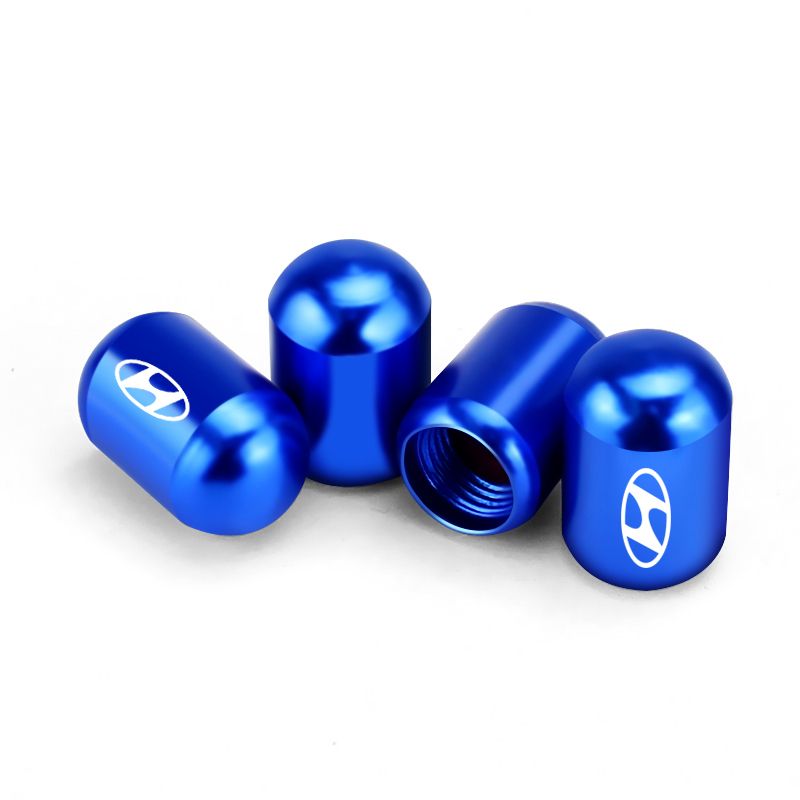 4PCS Car Exterior Tyre Valve Stem Caps For Hyundai IX35 I20