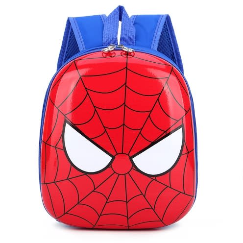 Spiderman Hard Shell Kids Kindergarten School Bag Backpack -small-12inches