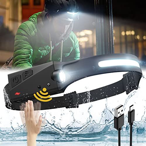 Rechargeable Headlamp LED Emergency Headlamps Flashlights Wi