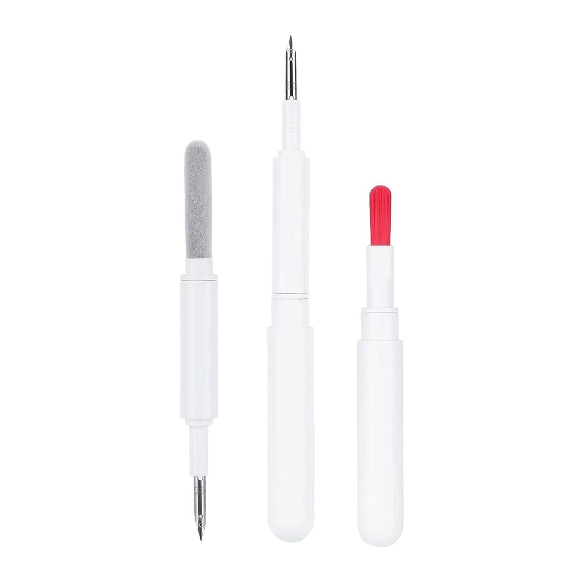 4 in 1 Cleaning Pen for Earphones Multifunctional Headphone Cleaning Pen Brush for Earphones Case Earbuds Cleaning Tools for Cameras Laptops Computer Keyboard