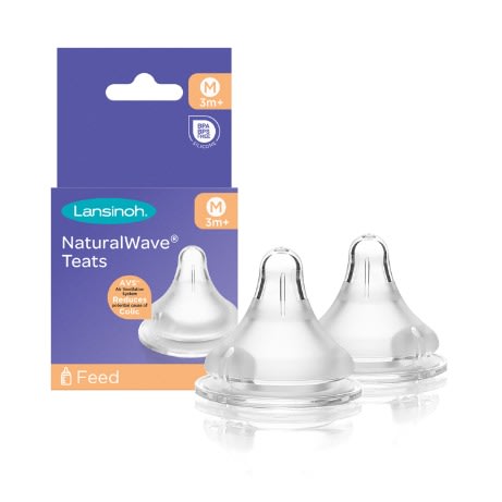 Natural Wave Teat - Meduim Flow - 2pcs