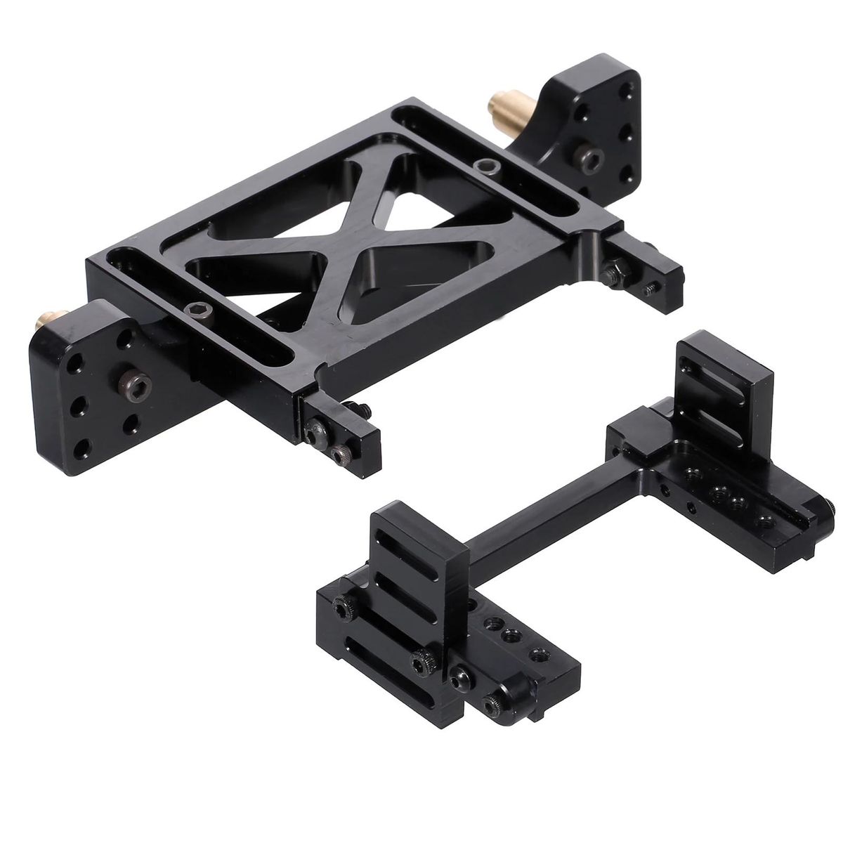 Metal Remote Control Car Shell Body Mounting Brackets Fixing Rack Replacement for 1:10 SCX10 Frame Changed to Land Cruiser LC80 Modification Parts