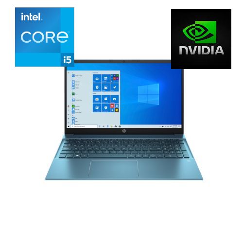 Pavilion 15 11th Gen-Core-i5 512GB SSD/8GB Backlit Keys,Nvidia Graphics Mx350 Wins 10+Bag & Mouse