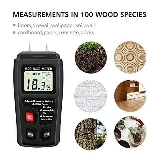 The Wood Moisture Tester MT10 Wood Moisture Meter Is Used To Measure The Moisture Meter