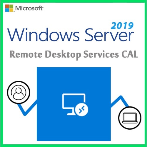 Windows Server 2019 Remote Desktop Services 50 Users & 50 Devices Cal License Key