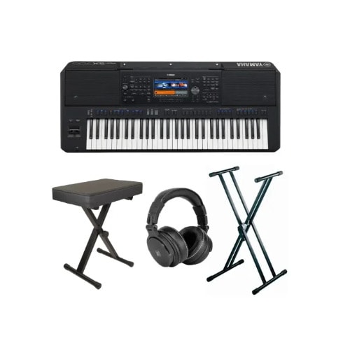 Smart Psr Sx700 Professional Keyboard With Adapter  And Stand