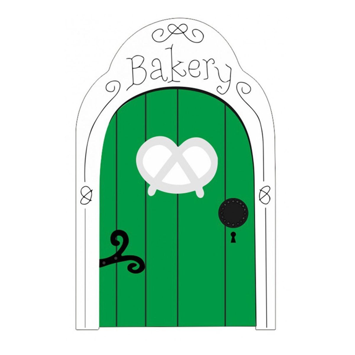 Miniature Fairy Door Fairy Door Craft Kit Christmas Door Decoration Door Green