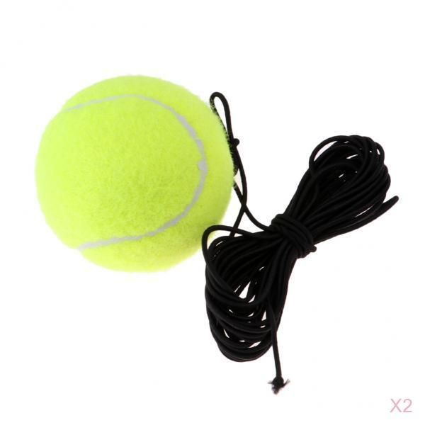 Pack Of 2 Tennis Training Practice Ball 1Fluorescent