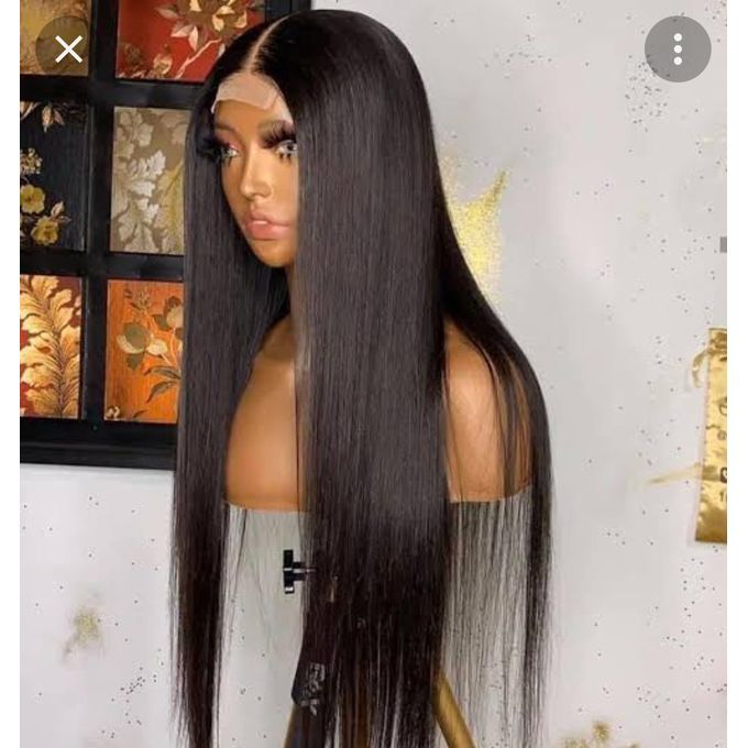 Luxury BoneStraight Wig With Closure-1b