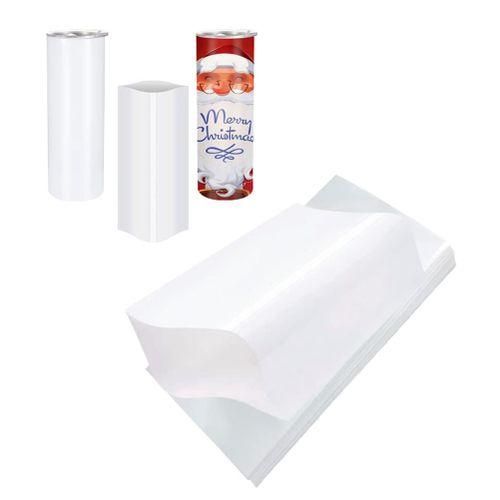 100 Pieces Sublimation Shrink Wrap Sleeves 5X10