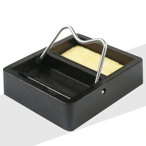Portable Electric Soldering Iron Stand With Cleaning Sponge