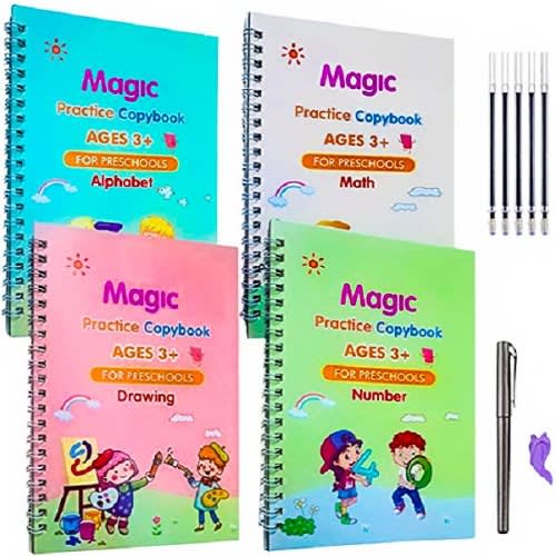 Kids learning Education Handwriting - Maths & Drawing Practice Copybook