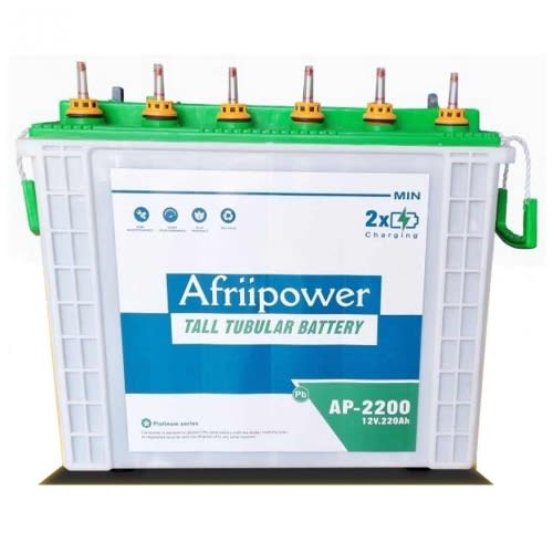 Afriipower Tall Tubular Inverter Battery - 200ah/12v