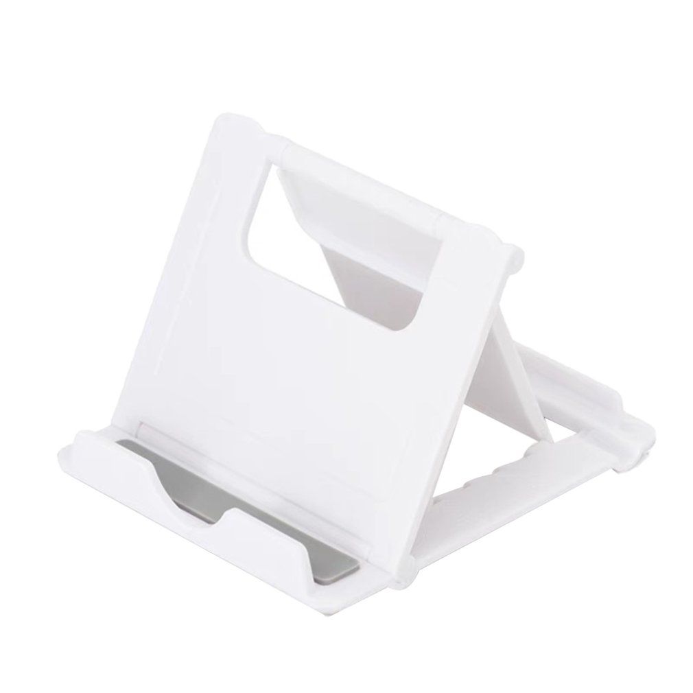 OR Adjustable Phones Tablets Stand Folding Lazy Bracket Foldable Bracket White
