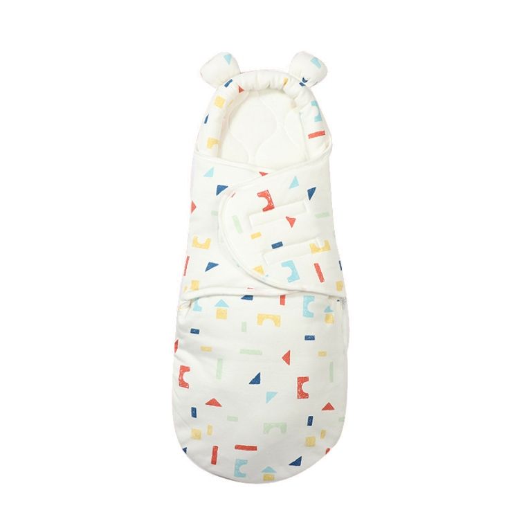 Newborn Cotton Sleeping Bag  Building Blocks (Four Seasons),