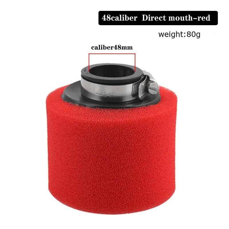 32 35  38 42 45  48 mm elbow nefoam air filter sponge cleaner moped scooter dirt pit bike motorcycle RED Kayo BSE free shippi