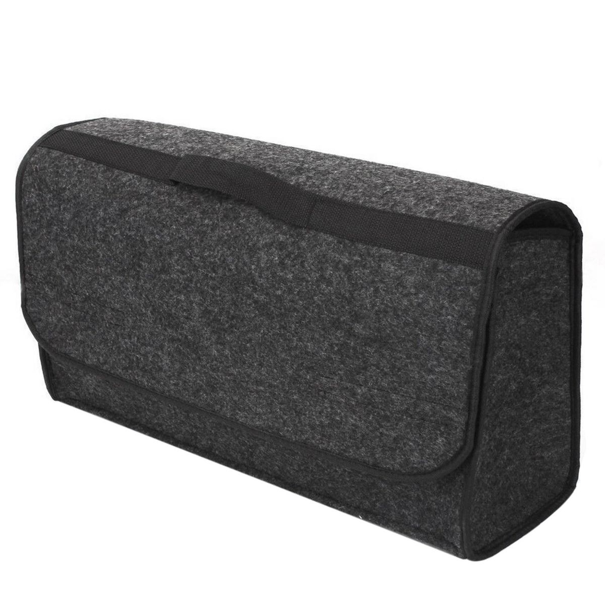 Trunk Cargo Organizer Foldable Caddy Storage Collapse Bag Car Soft Felt Storage Box Trunk Bag Vehicle Tool Box Multi-Use Tools Organizer Bag Carpet Folding For Emergency Box