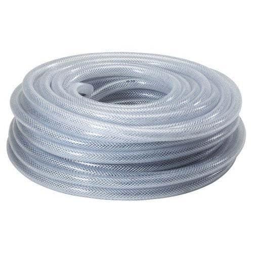 1" Clear Braided Pvc Garden Water Hose - 50 Meters