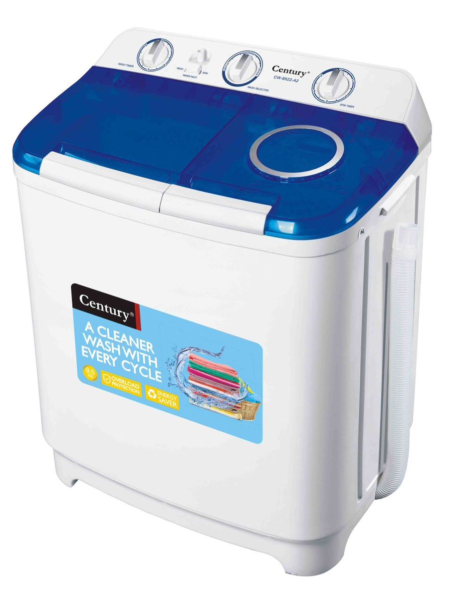 9.5kg Twin Tub Wash And Spin Top Loader (CW-8522-A2)