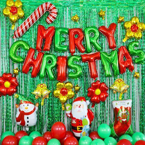 Christmas Decorated Balloon