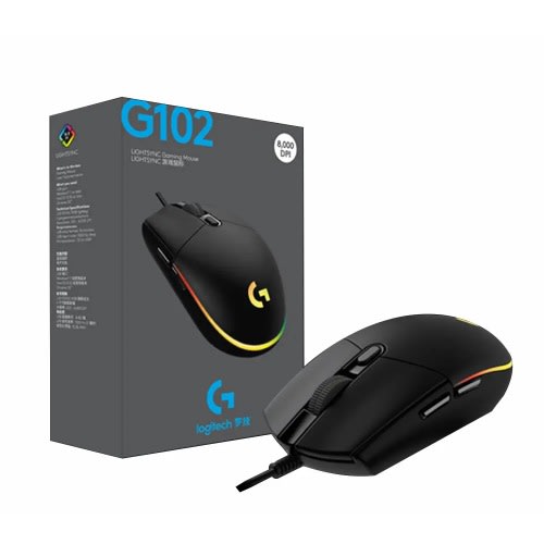 G102 Lightsync Rgb 6 Button Gaming Mouse